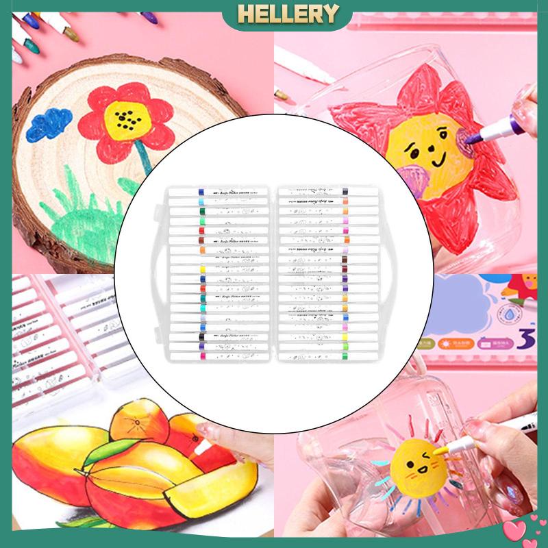 Set 12 Bút Màu Đánh Dấu Nhiều Màu Sắc