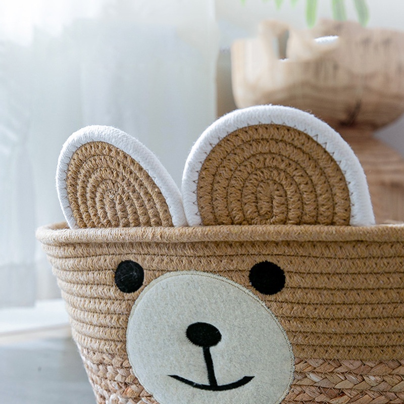 Ổ nằm cho mèo cói mây đan tay Handmade kèm thảm màu gấu nâu cực sịn tích hợp cào móng