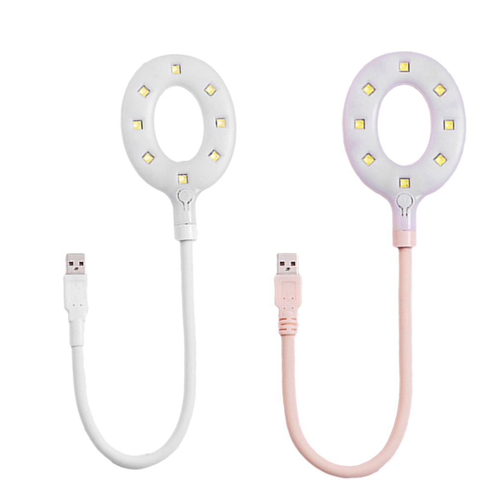 Đèn LED Sấy Khô Móng Tay Bằng ABS Hai Góc Có Thể Điều Chỉnh Tiện Dụng