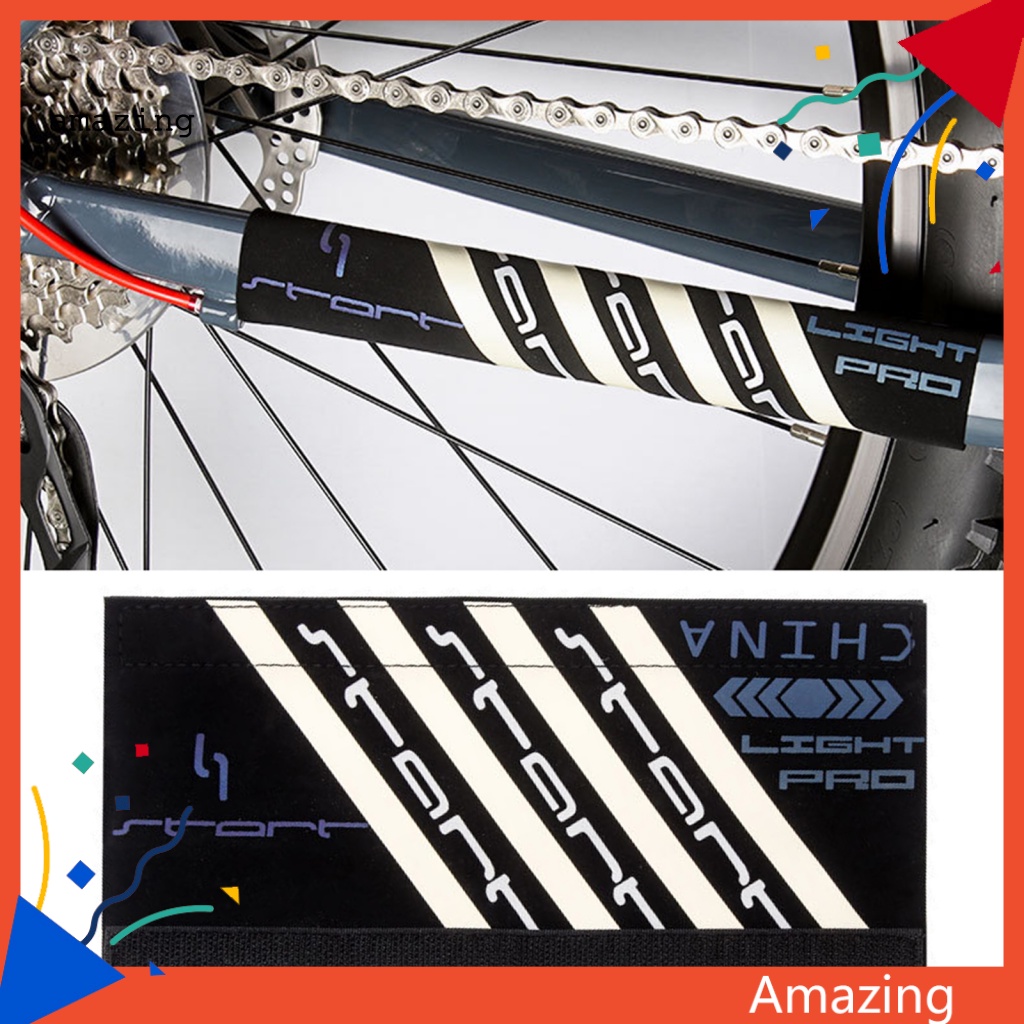 Miếng Dán Bảo Vệ Dây Xích Xe Đạp Leo Núi Màu Đen Độ Co Giãn Cao