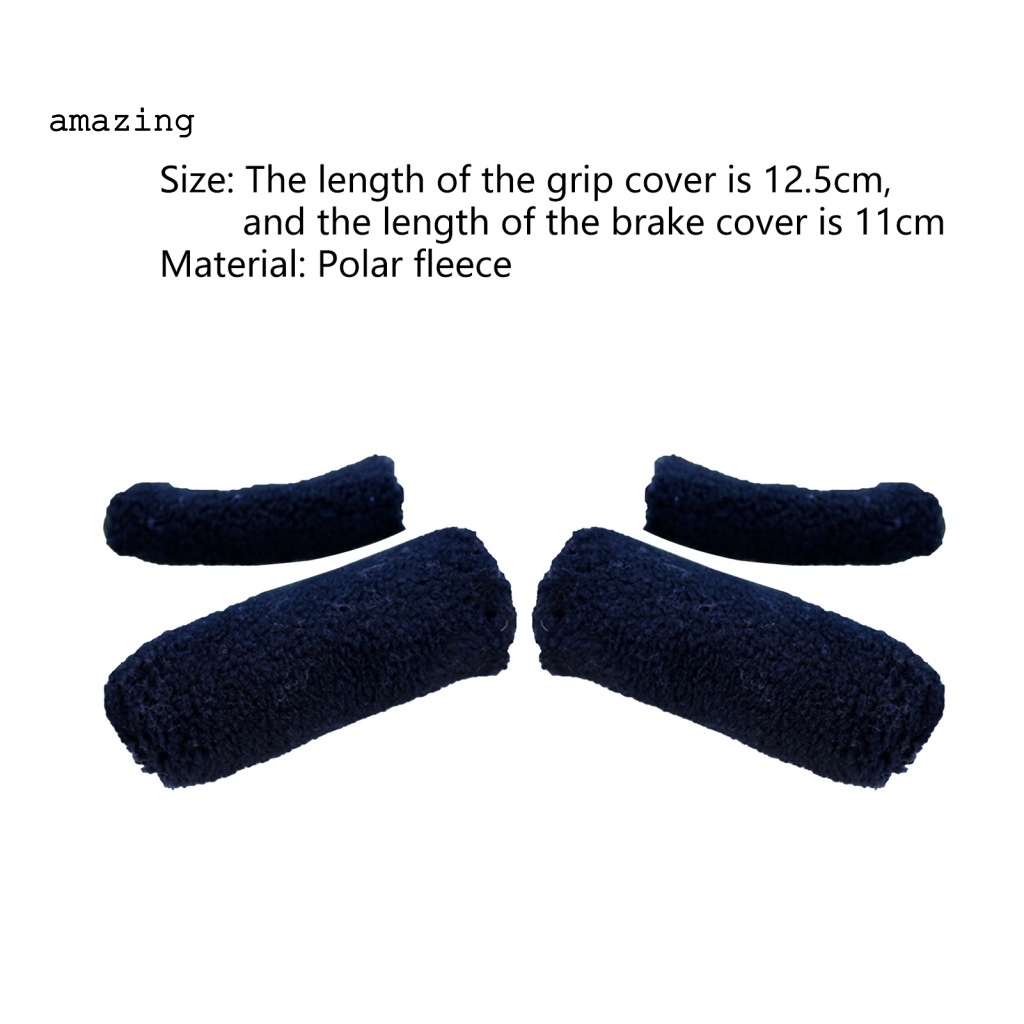 Set 4 Vỏ Bọc Tay Lái Xe Đạp Điện Chống Rung Chống Trượt