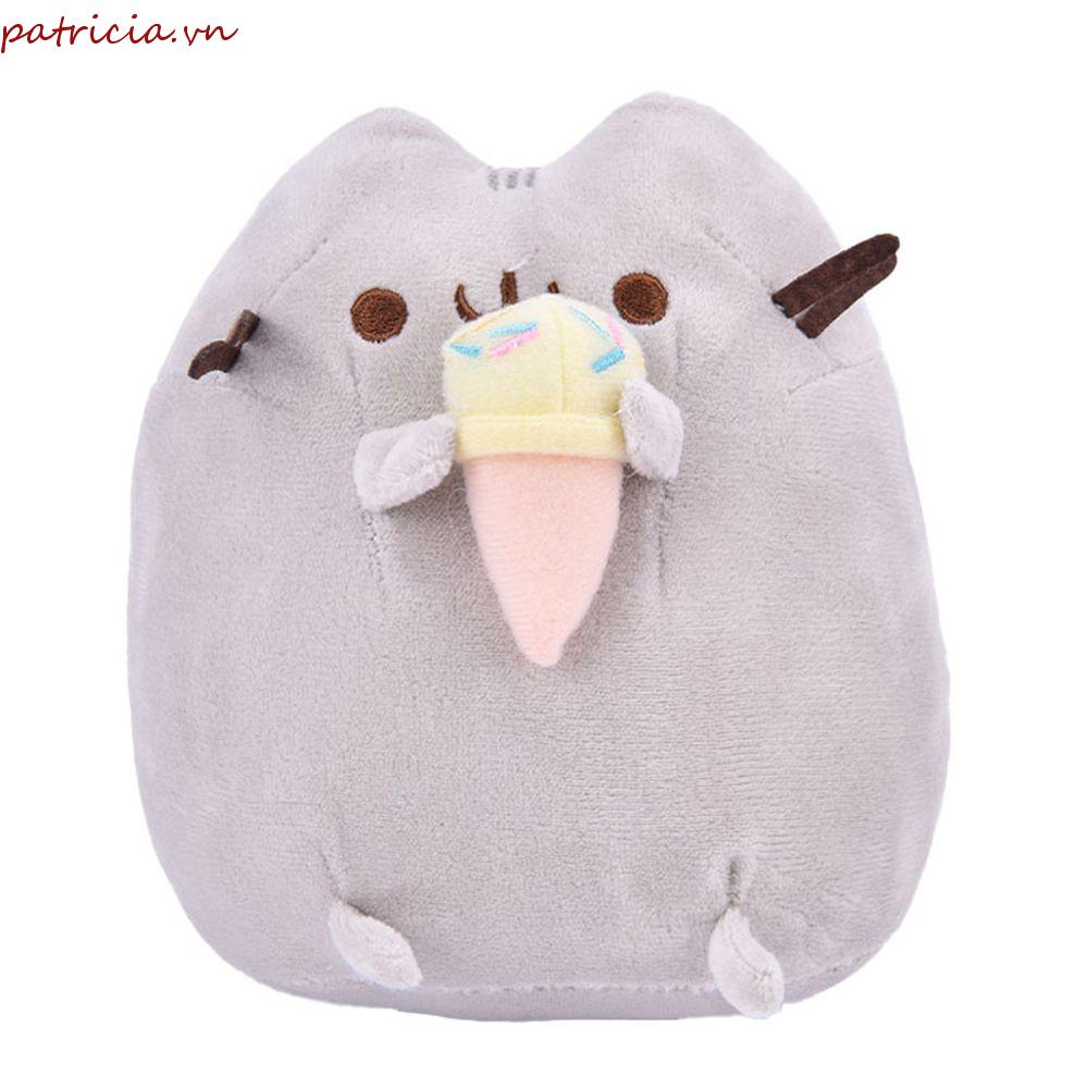 Chú Mèo Nhồi Bông Mềm Mại Màu Cầu Vồng Dùng Trang Trí Sushi / Sinh Nhật DIY