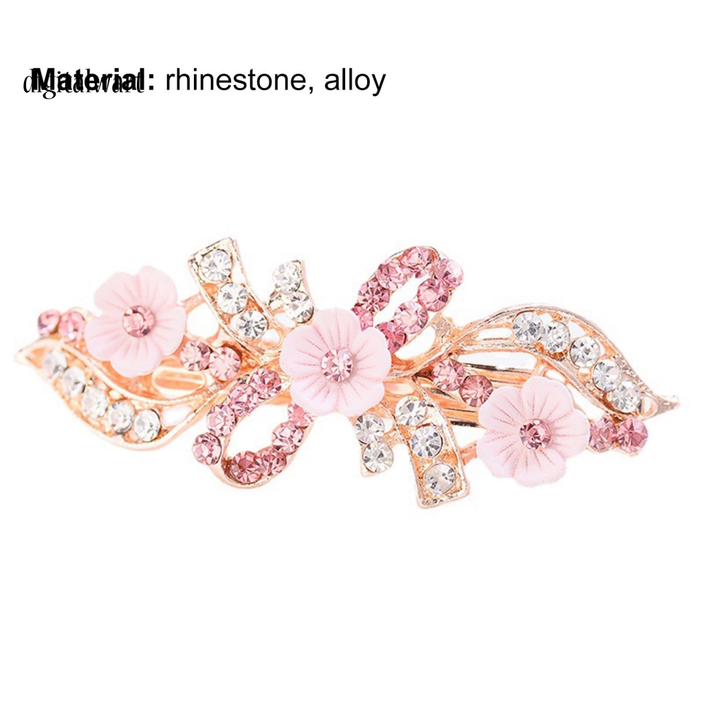 Kỹ Thuật Số| Kẹp Tóc Hình Nơ / Chim Công Đính Đá Lấp Lánh Thời Trang Cho Nữ