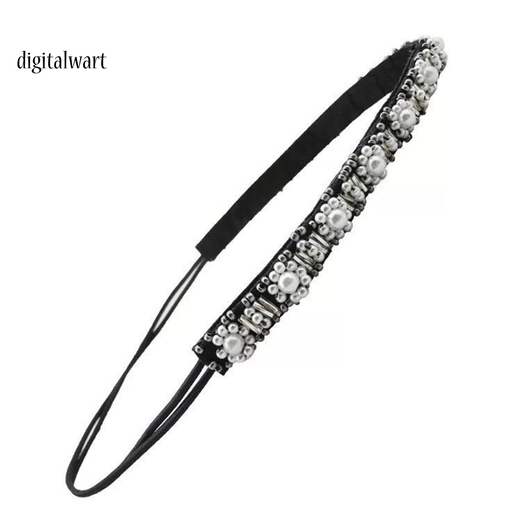 Kỹ Thuật Số| Băng Đô Co Giãn Đính Đá Thời Trang Cho Nữ