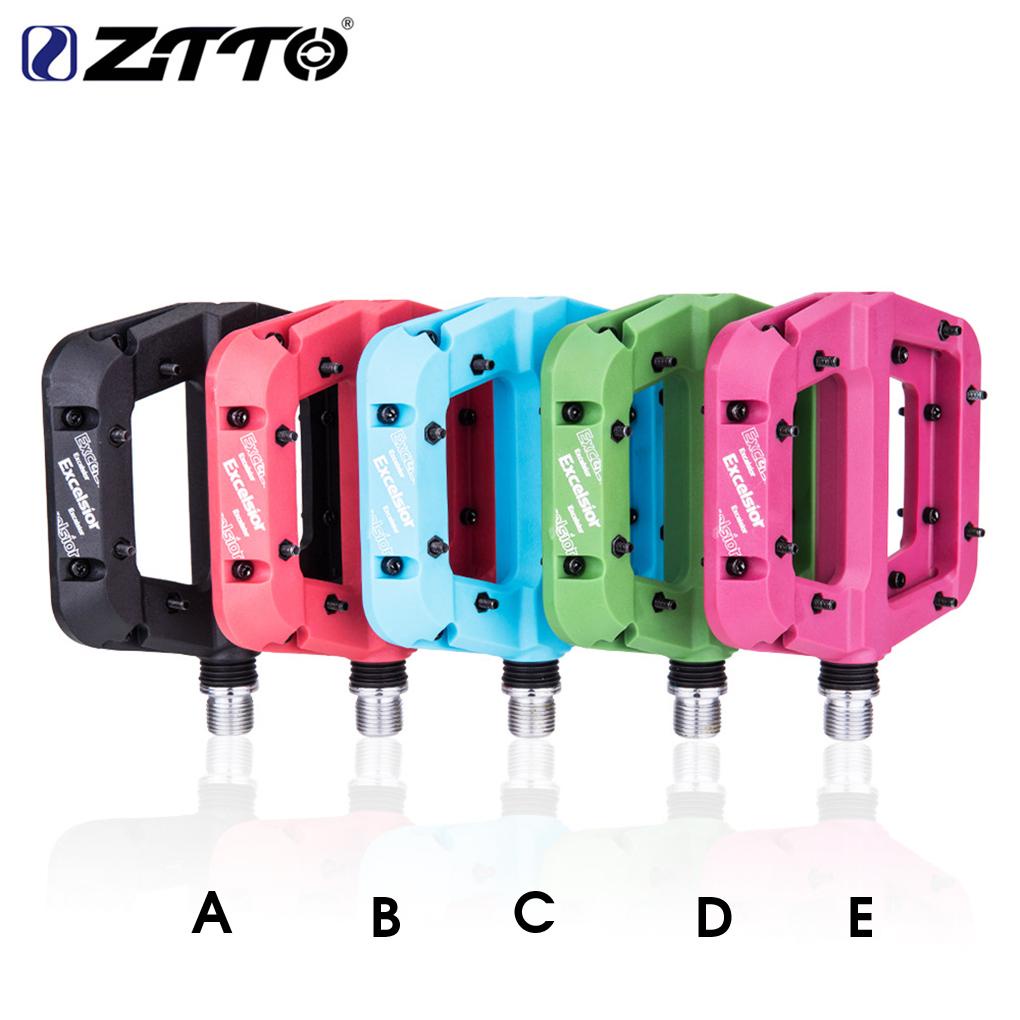 1 Cặp Bàn Đạp Xe Đạp Leo Núi Bằng Sợi Nylon Màu Trơn Chống Trượt ZTTO