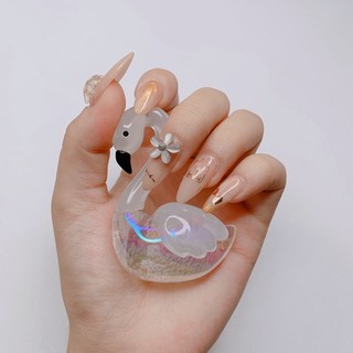 Phụ kiện thiên nga chụp mẫu móng nail Ảnh thật