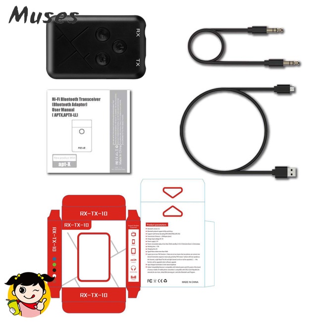 Thiết Bị Thu Phát Bluetooth 2 Trong 1 Jack Cắm 3.5mm RCA