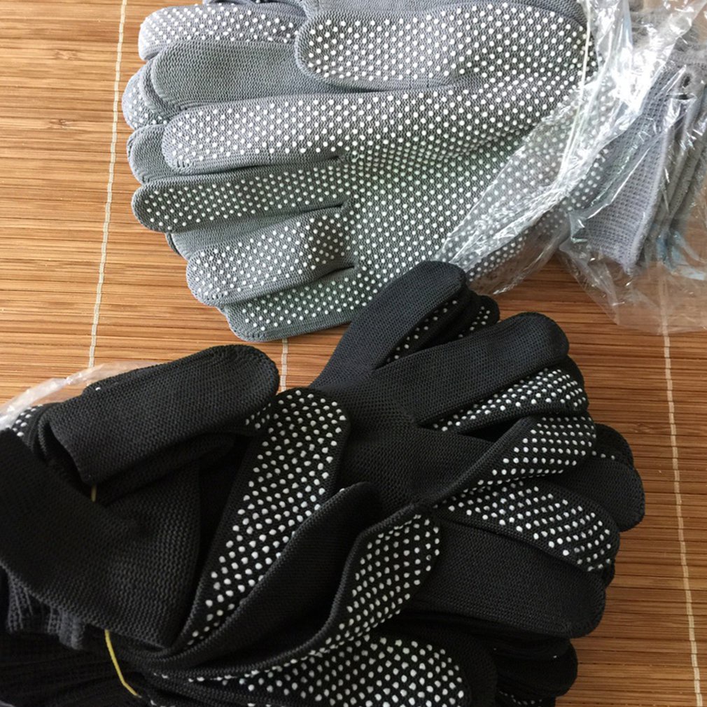 Temperature Heat Resistant BBQ Gloves Cotton Silicone Non-Slip Hair Styling