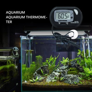 Water Thermometer Aquarium Digital LCD Screen Sensor Controller Thermometers