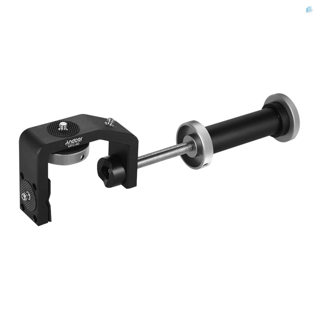 Kẹp Cây Hình Chữ C Đa Năng 10cm Mở Rộng 10cm Chuyên Dụng Cho Máy Ảnh DSLR / Andoer MFC-60
