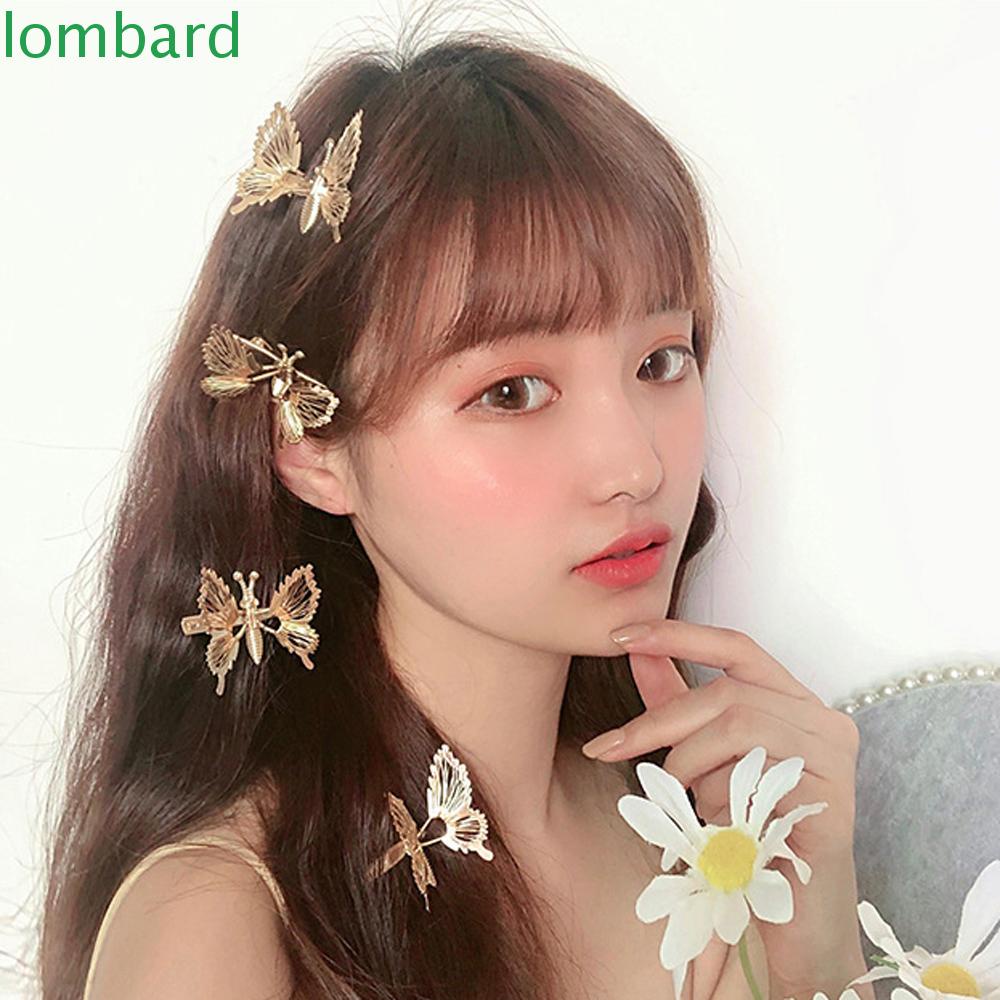 Set 2 Kẹp Tóc Hình Bướm Chuyển Động