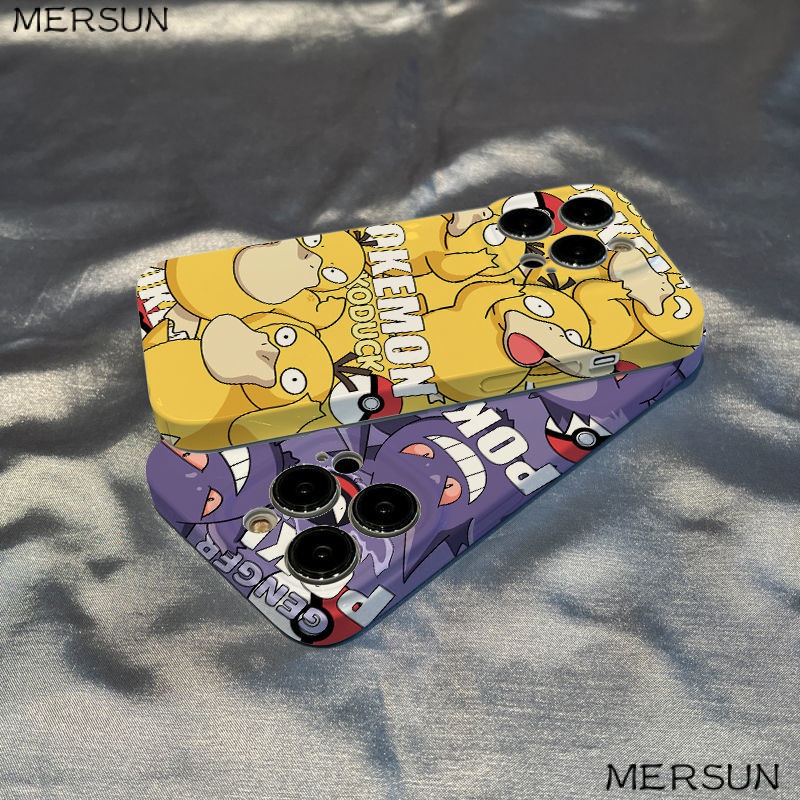 Ốp Điện Thoại Cứng Họa Tiết Chú Vịt Dễ Thương Cho Iphone 11 Apple / iPhone12promax / 147plus8xr / 13 Gengar /