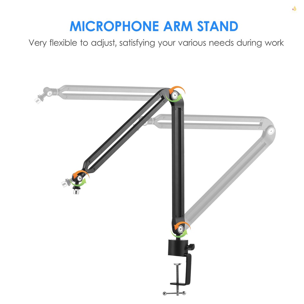 Bộ Giá Đỡ Micro mynice Bằng Kim Loại Linh Hoạt Kèm Băng Dính Chắc Chắn