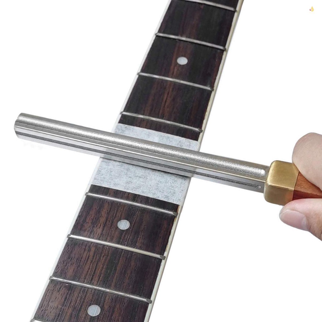 Dụng Cụ Dũa Phím Đàn Guitar 4 Cạnh Rộng Vừa Kèm 2 Tấm Bảo Vệ