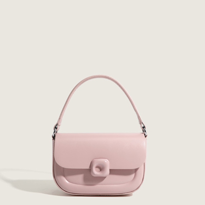 Túi Đeo Chéo Khóa Nam Châm Màu Sắc Ngọt Ngào Thời Trang Cho Nữ