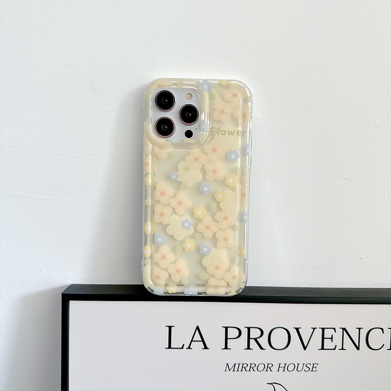 Ốp Điện Thoại Túi Khí Chống Sốc In Hoa Nhỏ Cho iphone14promax / 13 / 12 / 11 / XR / XS / X / XSMAX / 6 / 6SPLUS / 7 / 8PLUS