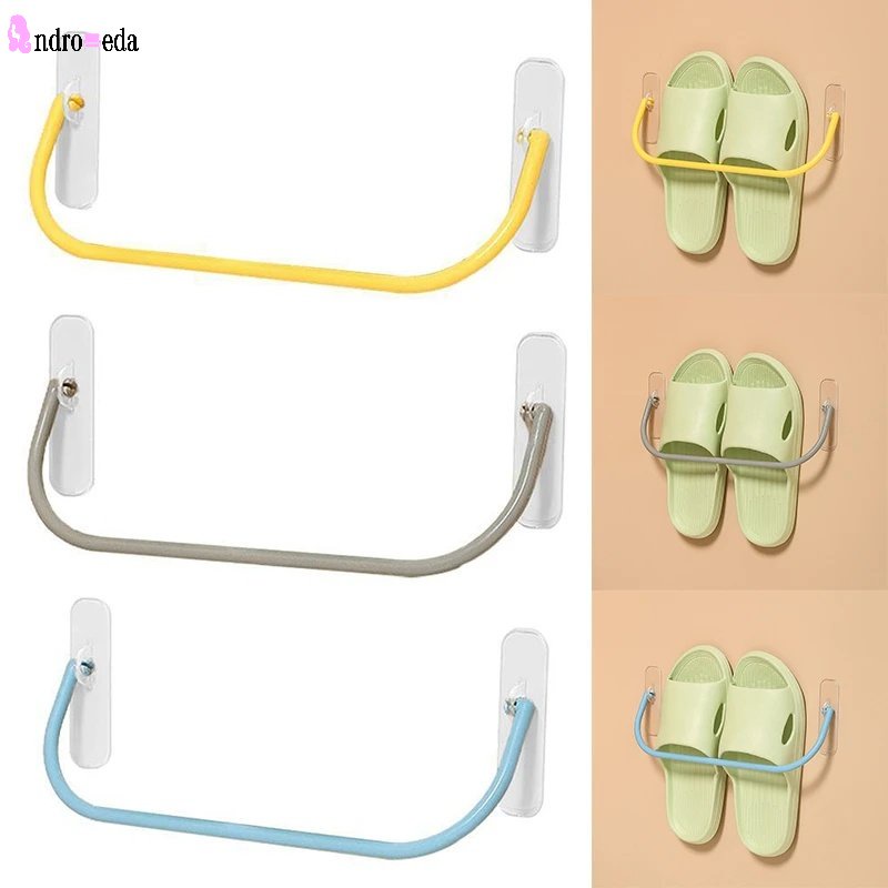 Giá Đỡ Treo Dép Gắn Tường Tiết Kiệm Không Gian Tiện Lợi