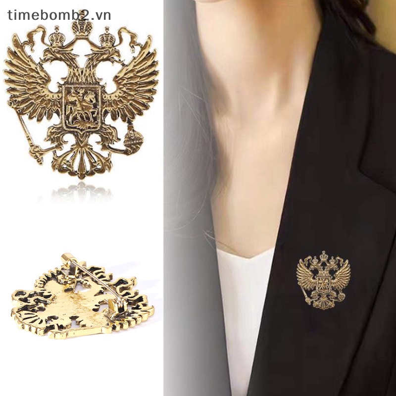 Ghim Cài Áo Hình Đại Bàng Phong Cách Vintage Dành Cho Nam Nữ