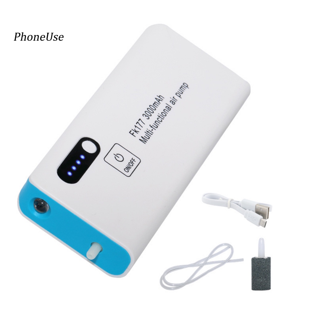 Máy Bơm Khí Chìm Bằng PU USB Nhỏ Gọn Đa Năng Cho Bể Cá