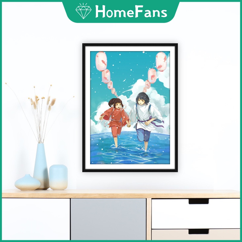 Bộ Tranh Đính Đá 5D Tự Làm Hình Vô Diện 30x40cm / 40x50cm