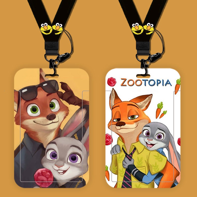 Ví Đựng Thẻ ID / Danh Thiếp Họa Tiết Hoạt Hình Zootopia Cho Nam
