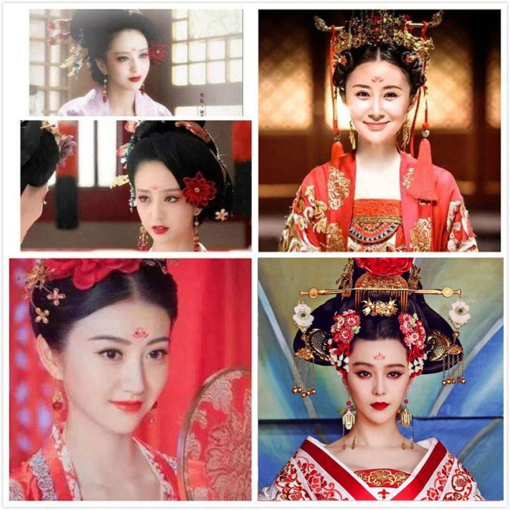 Hình Xăm Dán Tạm Thời Họa Tiết Hoa Phong Cách Trung Quốc Cổ Điển Chống Thấm Nước Dùng Một Lần