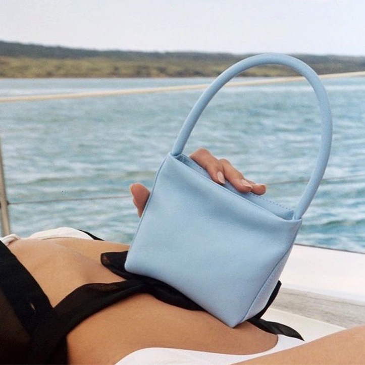 Túi Xách Đeo Vai Hình Vuông Bằng Da Sáp Dầu Phong Cách Retro Dành Cho Nữ