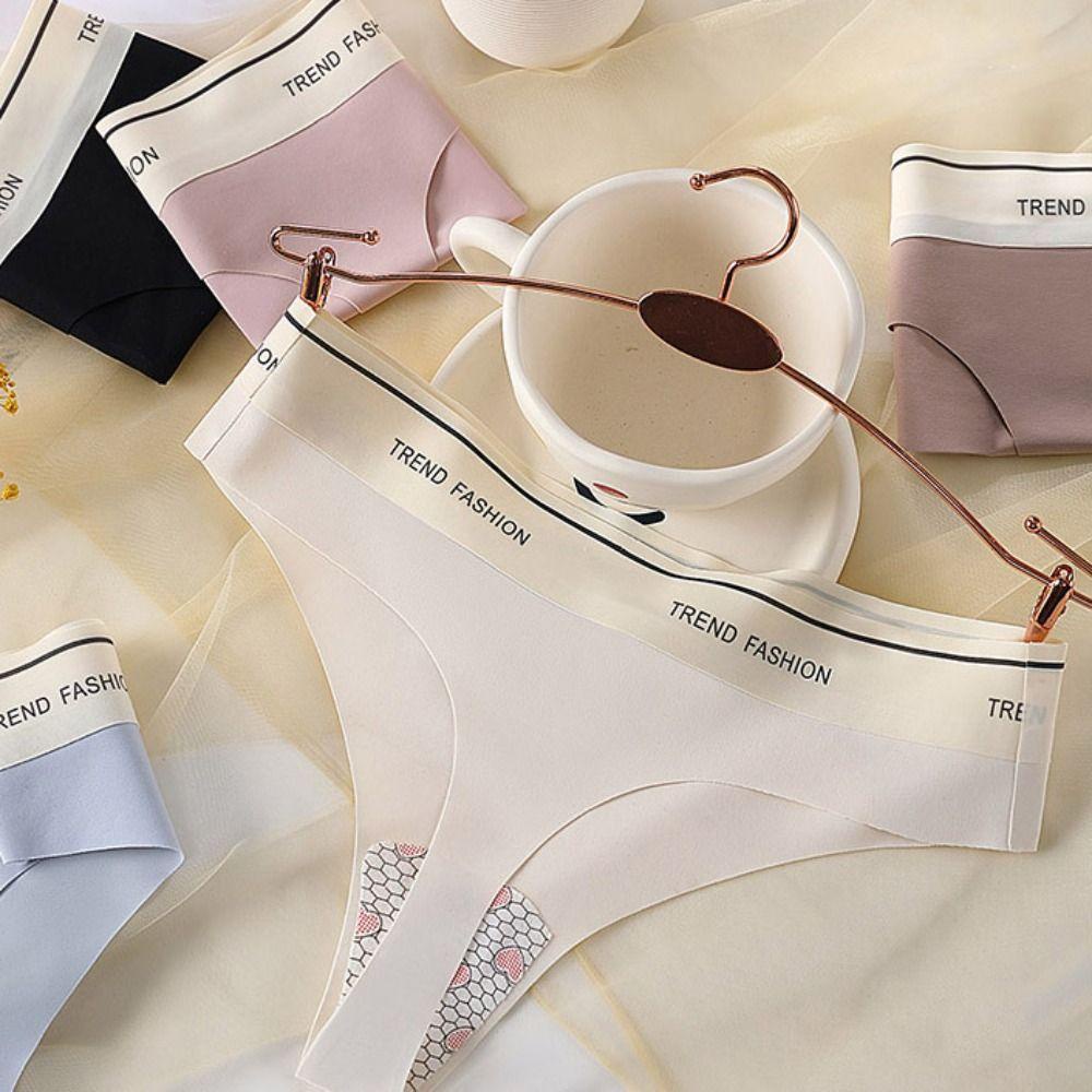 Quần Lót Cotton Lụa Thoáng Khí Phong Cách Thể Thao Thời Trang Cho Nữ