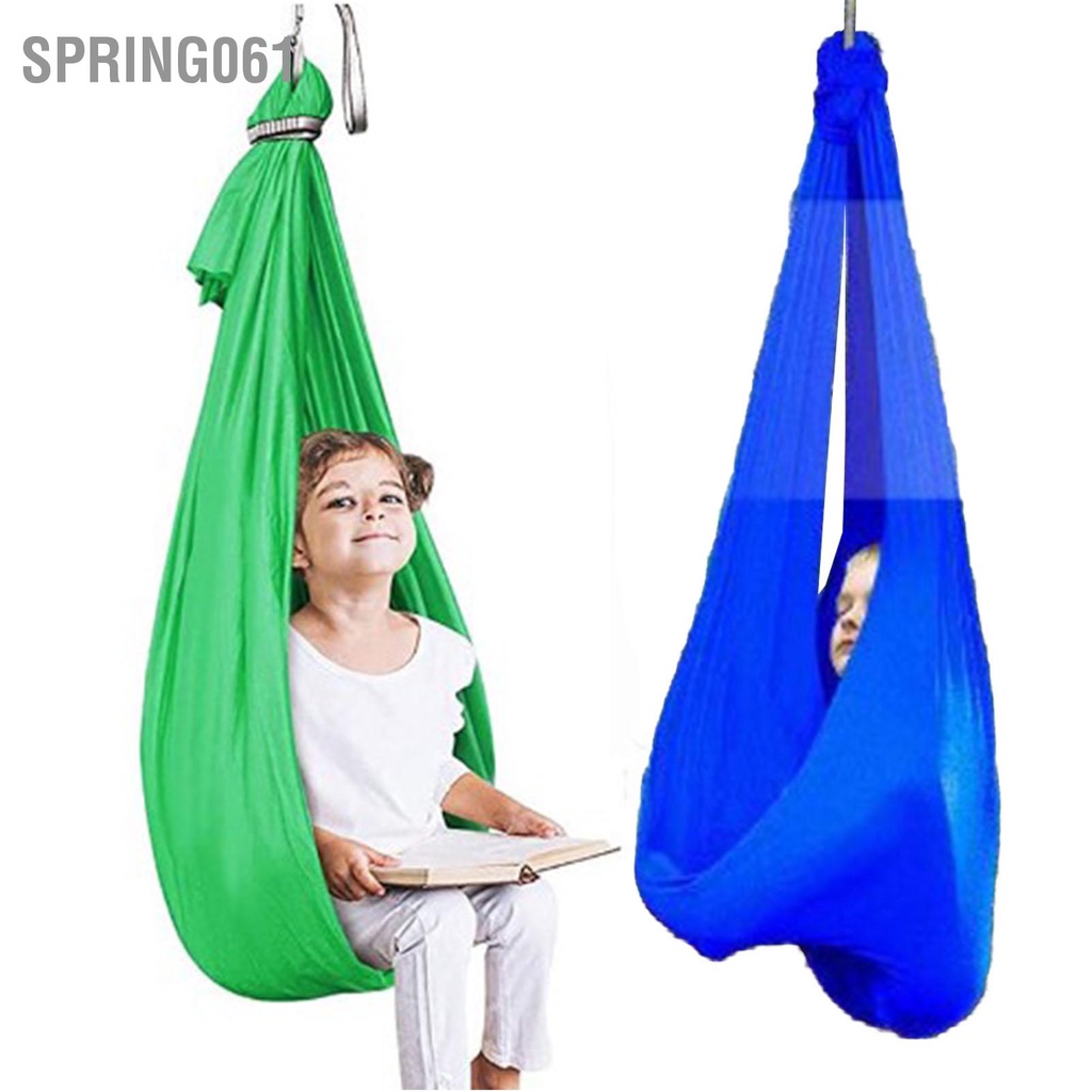 Spring061 Võng đàn hồi trẻ em Trong nhà Ngoài trời Trẻ cảm giác Đu tập thể dục tại yoga