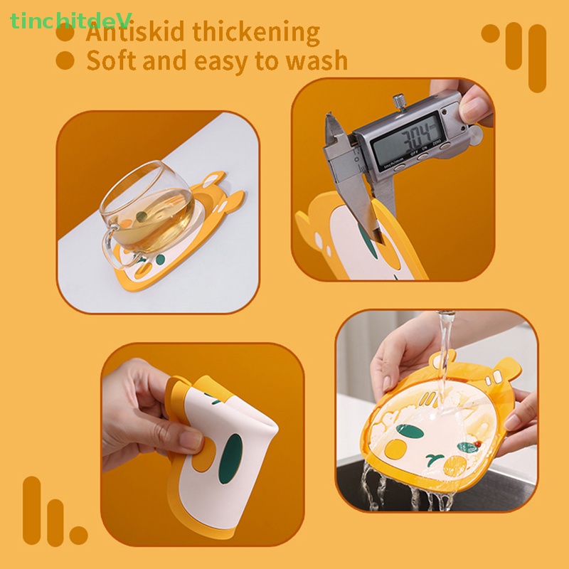 Tấm Lót Bàn Ăn Cách Nhiệt Độ Cao In Họa Tiết Hoạt Hình Trang Trí Nội Thất