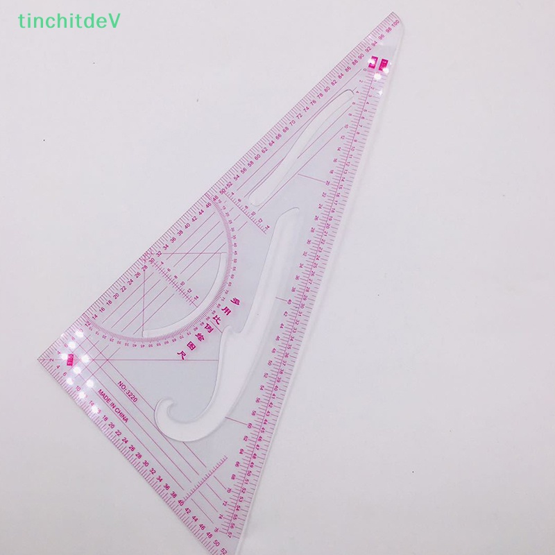 Thước Nhựa Hình Tam Giác Đa Năng Chuyên Dụng Cho Thợ May