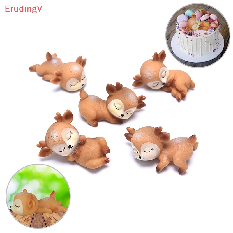 Dụng Cụ Trang Trí Bánh Kẹo Tráng Miệng DIY Hình Hươu Hoạt Hình Dễ Thương   [Mới] [Mới]