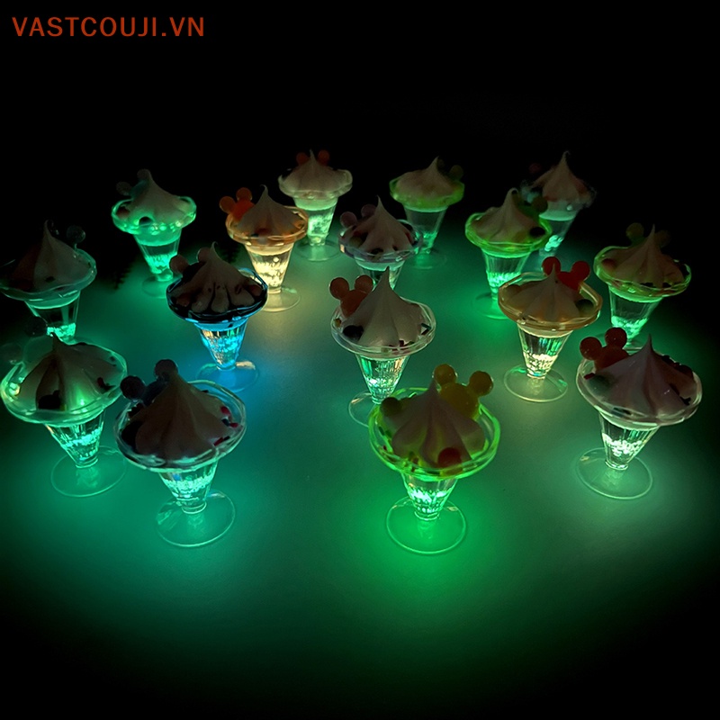 1 Que Kem Dạ Quang Mini Bằng Nhựa Resin Dễ Thương Dùng Trang Trí DIY