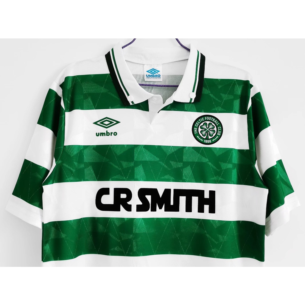 Áo Bóng Đá Ngắn Tay Nhanh Khô Phong Cách Retro 1989 / 91 Celtics