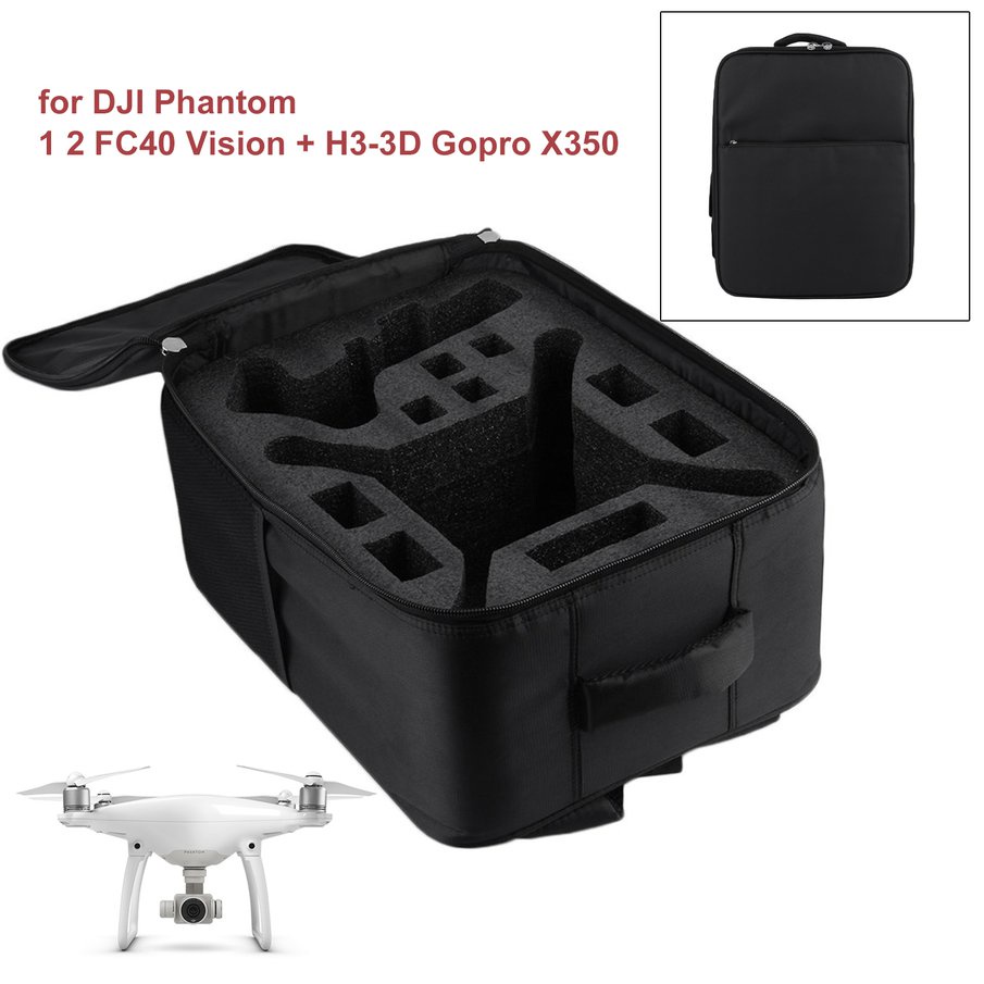 Backpack Bag Carrying Case for DJI Phantom 1 2 FC40 Vision + H3-3D Gopro X350