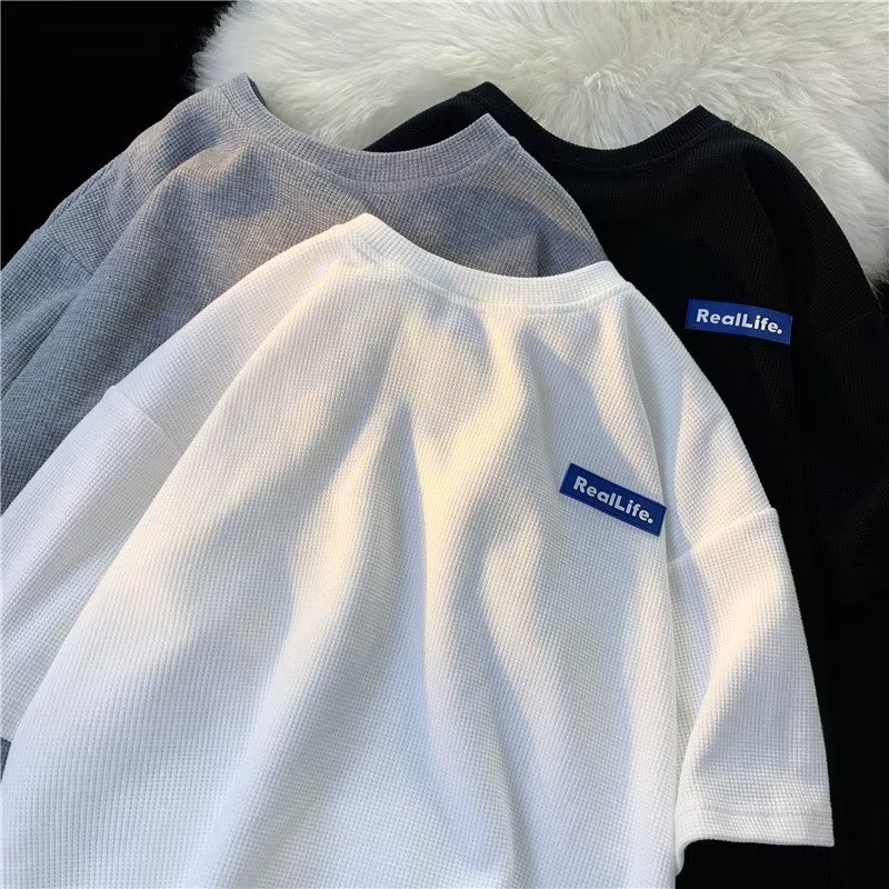 Áo Thun Cotton Ngắn Tay Dáng Rộng Thời Trang Mùa Hè Cá Tính