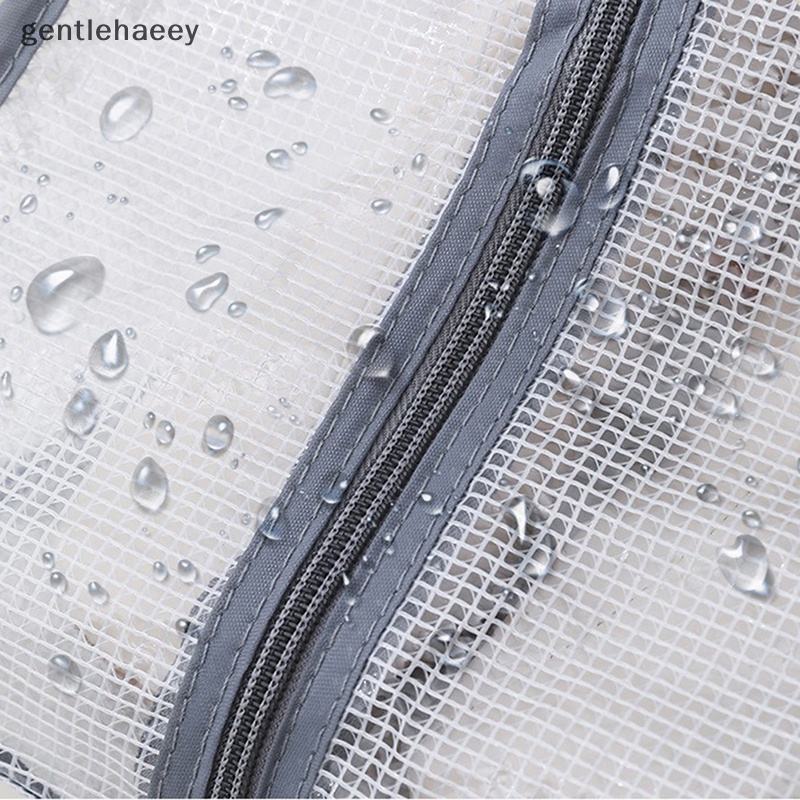 Túi Đựng Giày Trong Suốt Chống Nước Chống Bụi Có Khóa Kéo Tiện Lợi