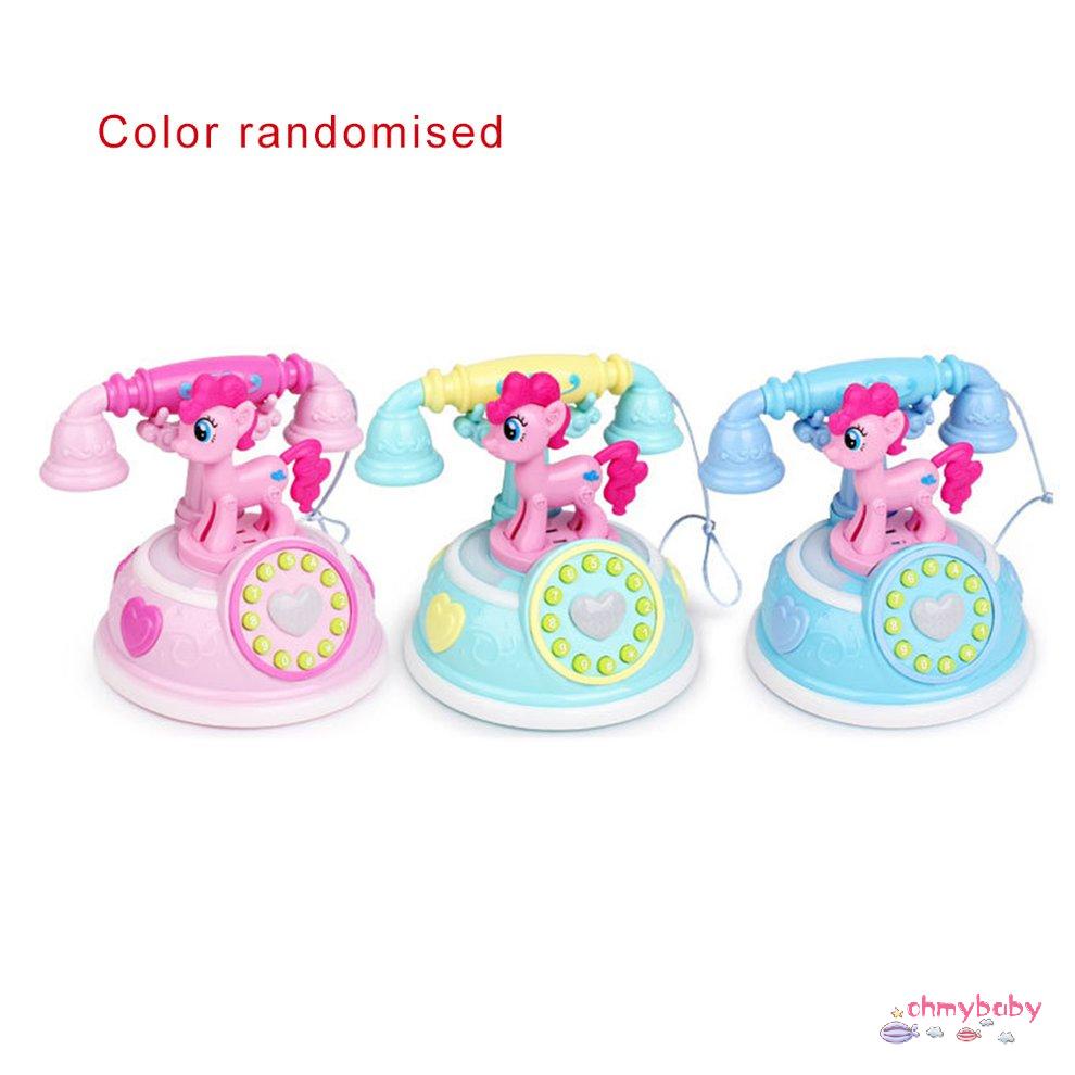 [Trong kho] Chất Lượng Cao Retro Điện Thoại Giáo Dục Sớm Truyện Máy Đa Chế Độ Mô Phỏng Đồ Chơi Bé Gái [P/19]