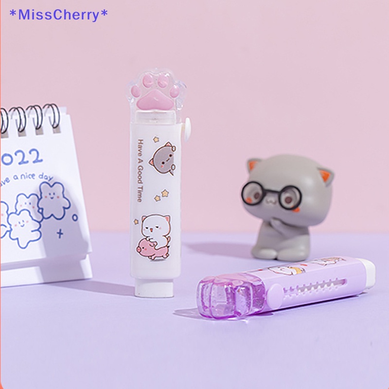 Gôm Tẩy Hình Dấu Chân Mèo Xinh Xắn Dành Cho Học Sinh Mới