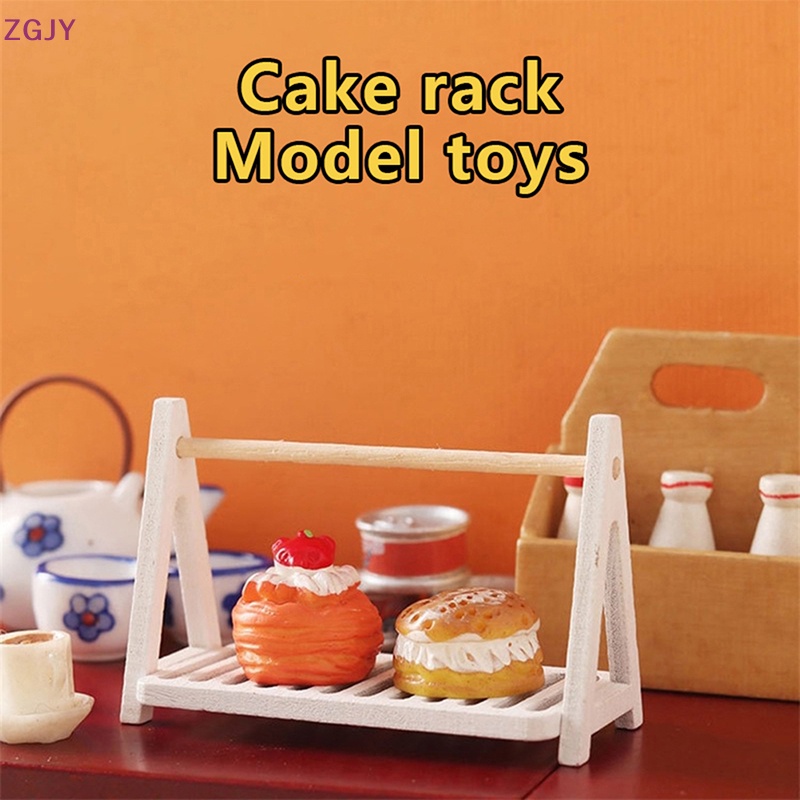 Kệ Đựng Bánh Mì / Thức Ăn Trang Trí Nhà Búp Bê 1: 12 Mới