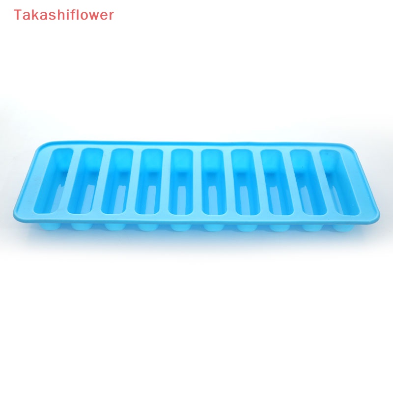 Khuôn Silicone Làm Đá Viên 10 Ô Hình Dải Dài Tiện Dụng