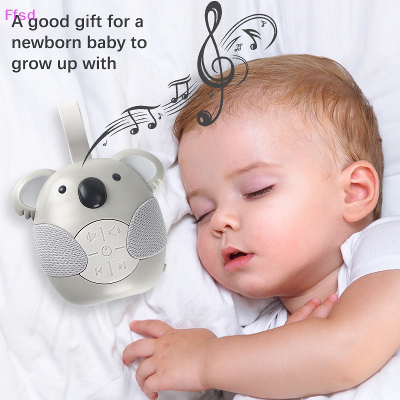 {Ffsd} Máy Phát Tiếng Ồn Trắng Hoạt Hình Koala Player Timed Shutdown Sleep &amp; Thư Giãn Cho Bé Sơ Sinh