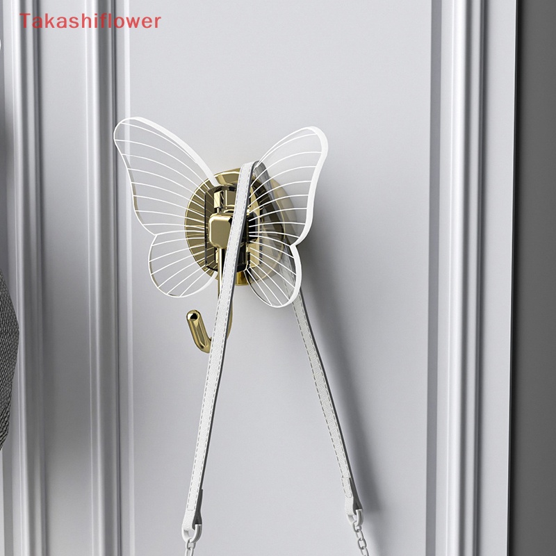 Set 4 Móc Treo Đồ Dán Tường Bằng Acrylic Chống Thấm Nước Cho Phòng Tắm Luxu