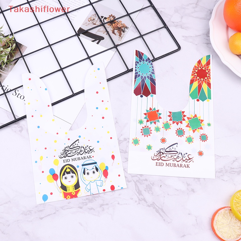 Set 50 Túi Đựng Kẹo Hình Tai Thỏ Phong Cách Hồi Giáo