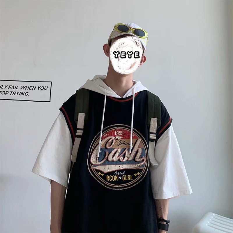 Áo ba lỗ thể thao YOUTANG cổ tròn dáng rộng trẻ trung cho nam