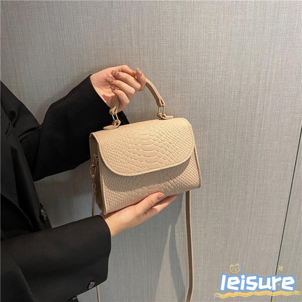 Túi Đeo Chéo Vai Hình Vuông Màu Sắc Đơn Giản Thời Trang Cho Nữ