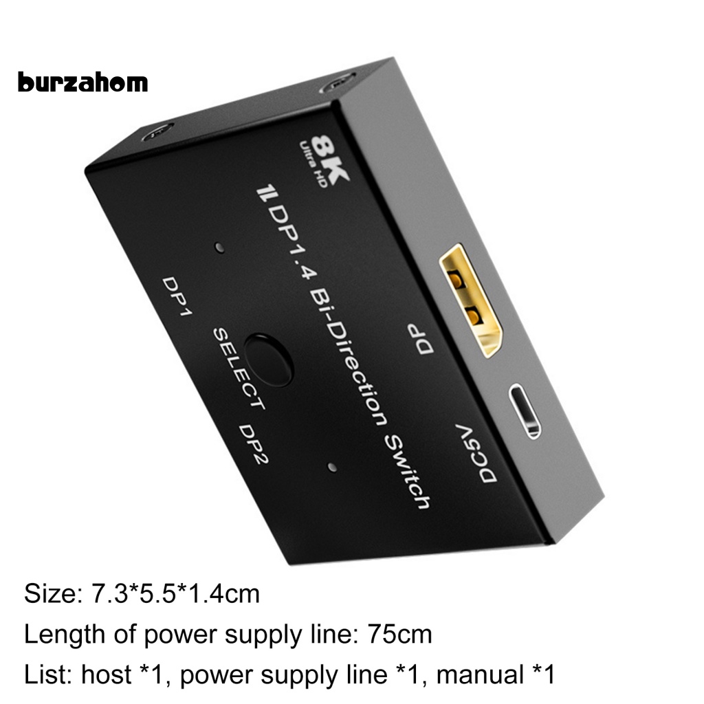 Thiết Bị Chuyển Đổi Video DP1.4 8K 60Hz Độ Phân Giải Cao