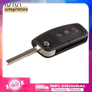 Vỏ chìa khóa điều khiển 3 nút cho xe ford focus mondeo