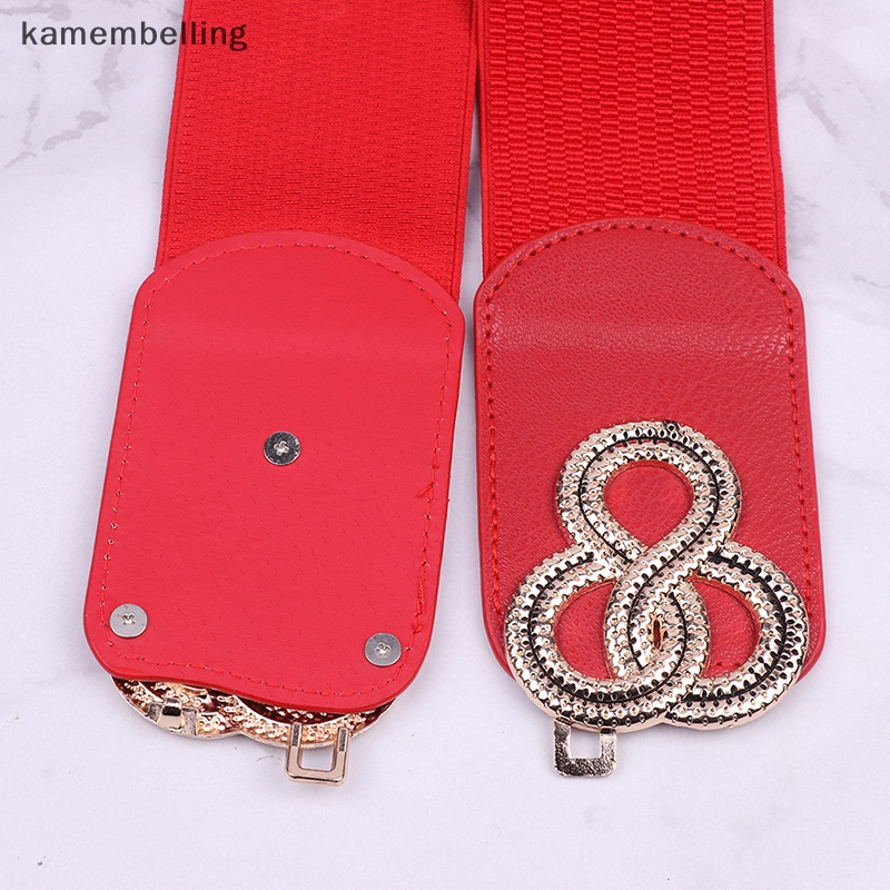 Thắt Lưng Nữ Bản Rộng Co Giãn Phong Cách Vintage