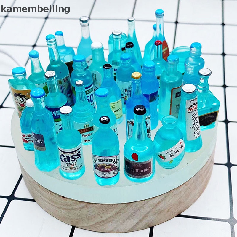 Set 10 Chai Trong Suốt Màu Xanh Ngẫu Nhiên Dùng Để Làm Đồ Trang Sức